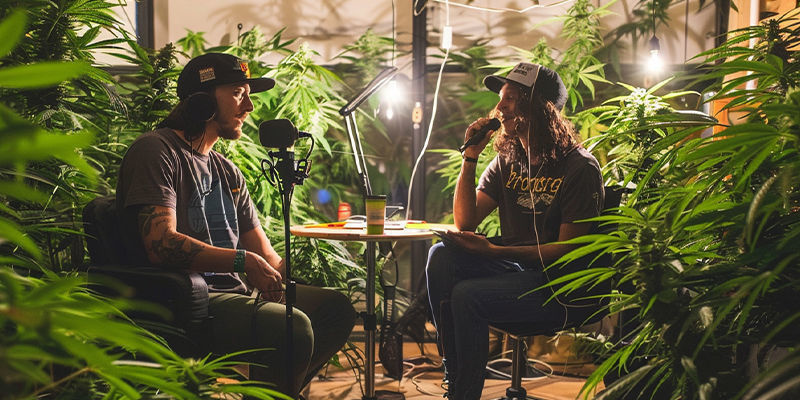 10 podcasts, du bør lytte til, hvis du elsker cannabis 10 Podcasts You Should Be Listening To If You Love Cannabis