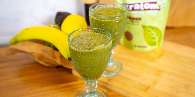 Chokolade-nødde-kratom-smoothie Chocolate nut kratom smoothie