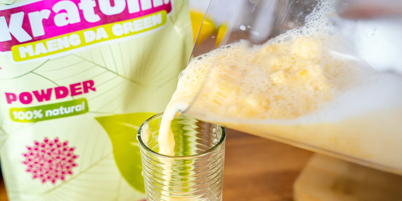 Tropisk kratom-smoothie Tropisk kratom-smoothie