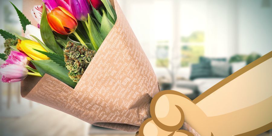 Valentines Day Weed Bud Bouquet Valentines Day Weed Bud Bouquet