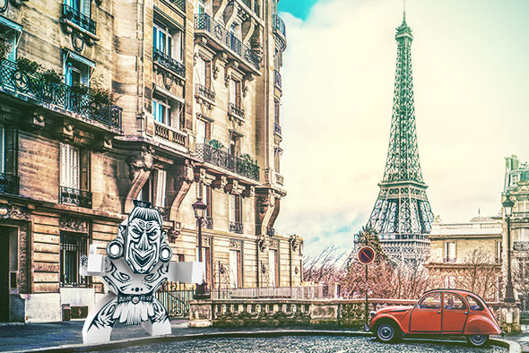 Zammi i Paris Zammi in Paris