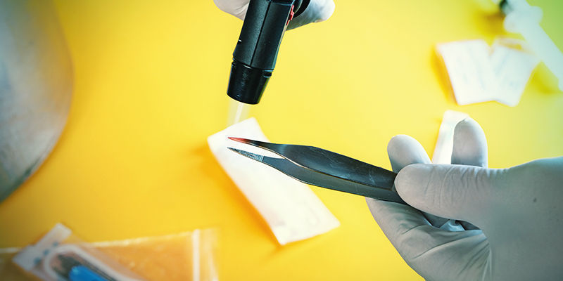 Steriliser din pincet og skalpel med en flamme Magic Mushroom Spore Syringe: Sterilise your tweezers and scalpel using a flame