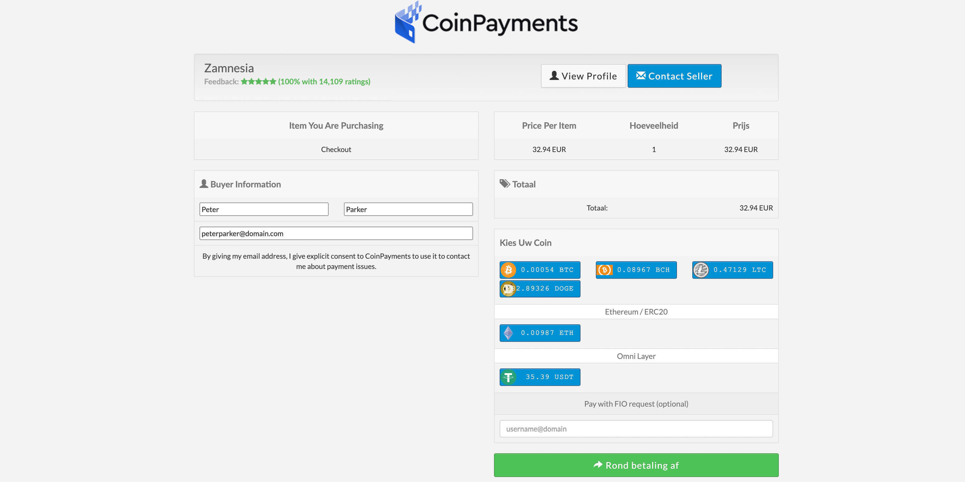 Klik på knappen “Send Money” Klik på knappen “Send Money”