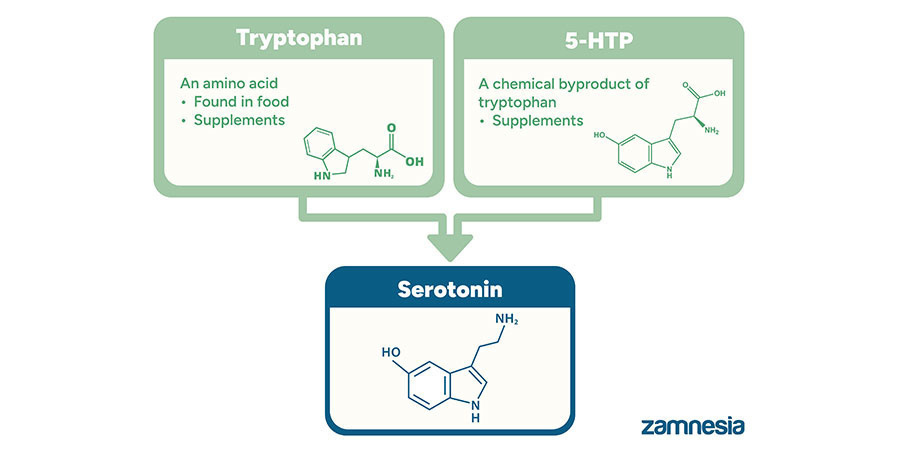 Tryptophan vs. 5-HTP Tryptophan vs. 5-HTP