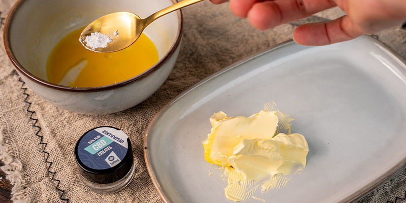 Fremstilling af spiselige produkter med CBD-isolat Making CBD Isolate Edibles