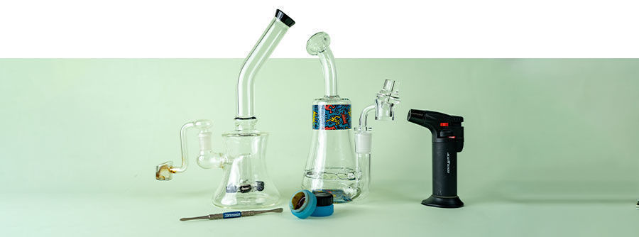 Køb dabbing-rigs og udstyr hos Zamnesia