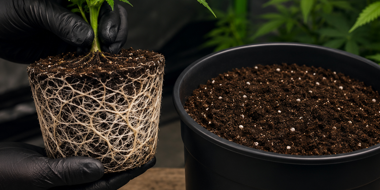 Hvorn&aring;r skal cannabis omplantes: de vigtigste tegn