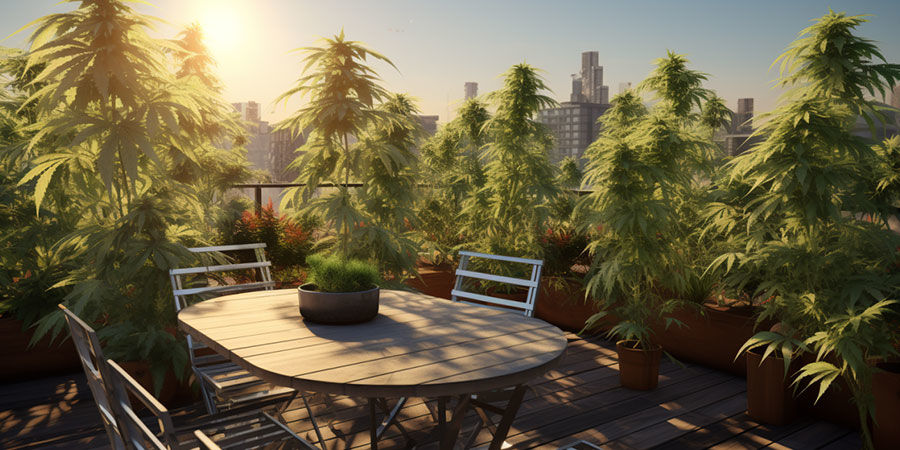 Fordele og ulemper ved at dyrke cannabis på en altan Fordele og ulemper ved at dyrke cannabis på en altan