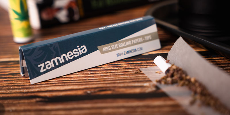 Zamnesia rullepapir king size + filtertips Zamnesia rullepapir king size + filtertips