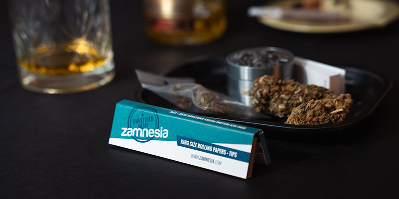 Zamnesia hamp-rullepapir king size + filtre Zamnesia hamp-rullepapir king size + filtre