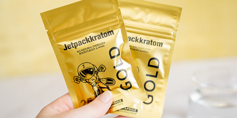 Jetpackkratom Gold-ekstrakt - kapsler Jetpackkratom Gold Extract - Capsules