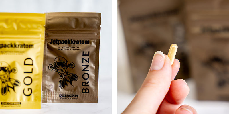 Jetpackkratom Bronze ekstrakt - kapsler Jetpackkratom Bronze Extract - Capsules
