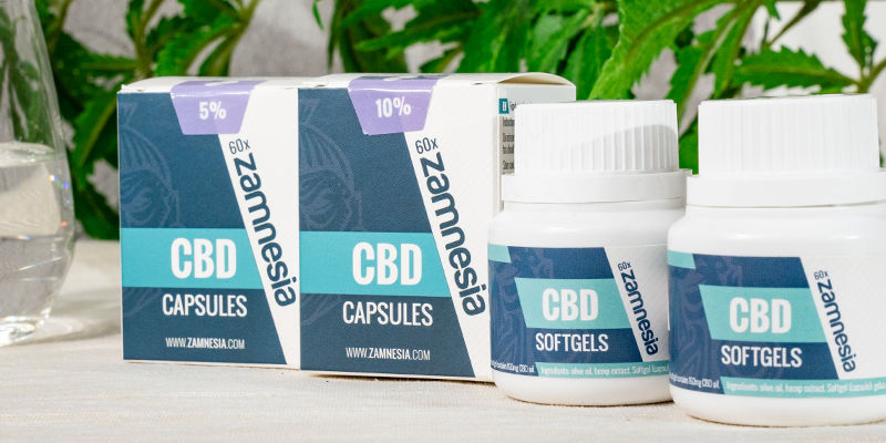 CBD Softgel-kapsler 5% (Zamnesia)