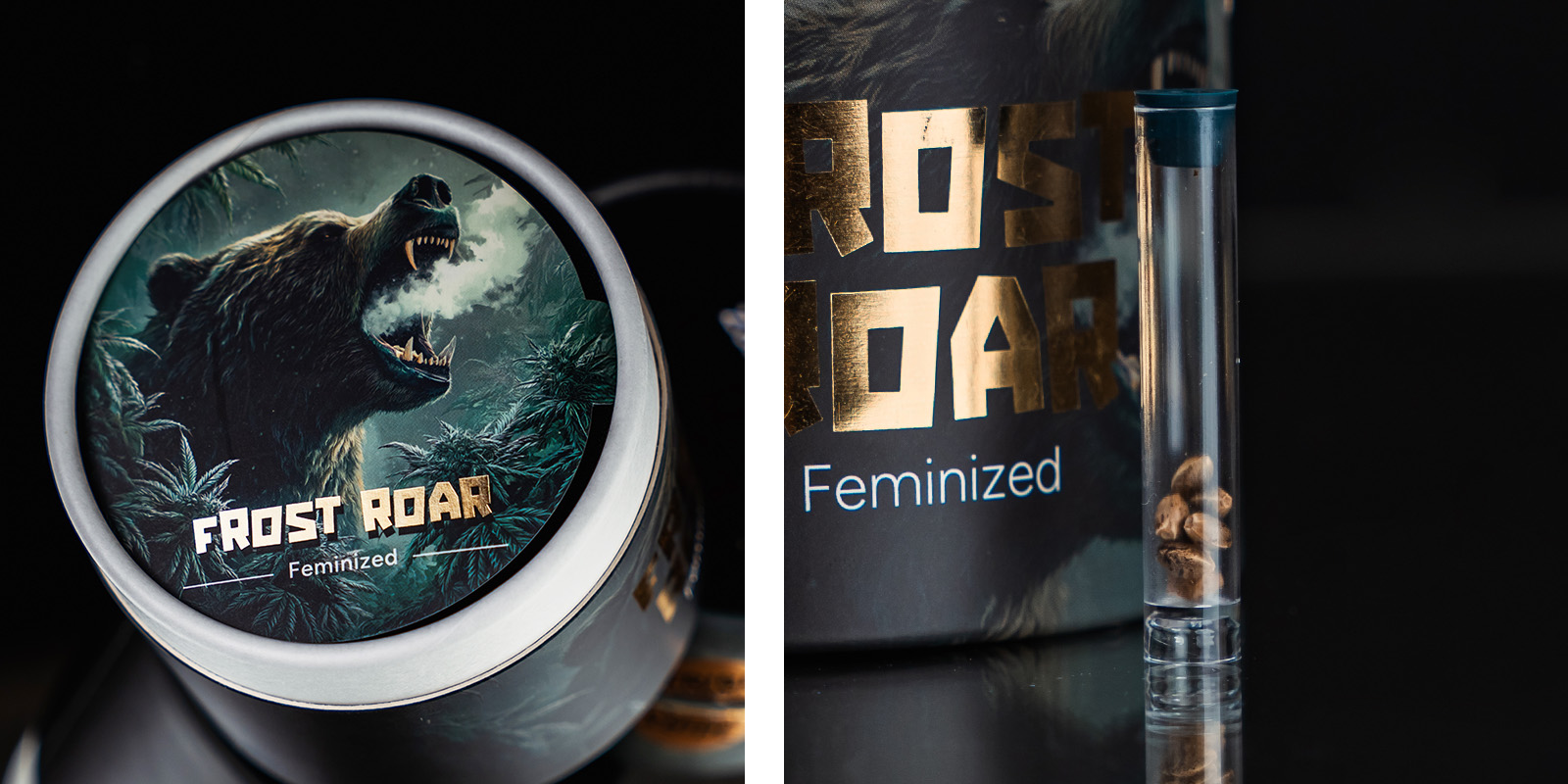 Aromaer, smagsnoter og virkninger af Frost Roar: premium OG med Gelato-præg