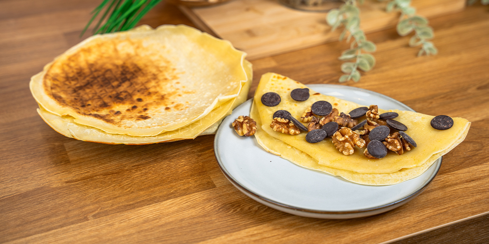 Servér med det samme med dine yndlings-toppings Serve immediately with your favourite toppings