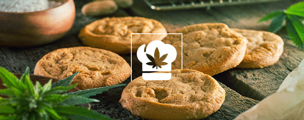 Opskrift: Kokoscookies med cannabis-infuseret peanutbutter