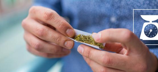 Hvor meget cannabis er der i en gennemsnitlig joint?