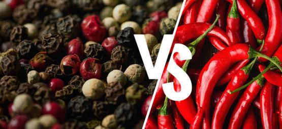 Hvad er forskellen på peber og chili?