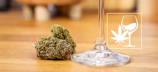 Sådan kombinerer du cannabis med vin